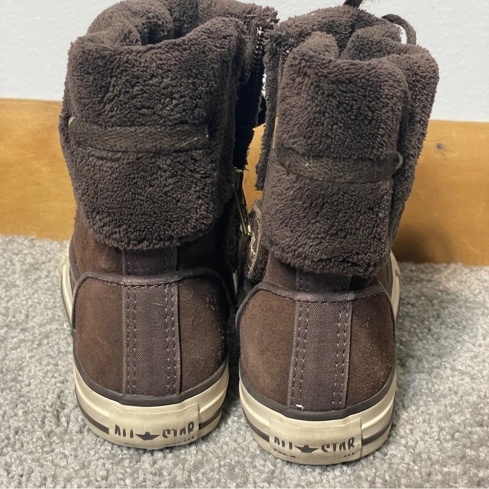 Converse Kids Brown Chuck Taylor‎ Boots Unisex Kids Size 12.5